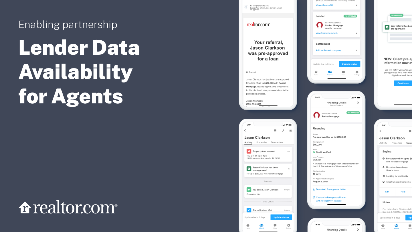 Realtor.com // Referral Manager / Lender Integration